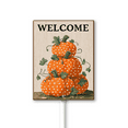 thumbnail image 1 of Eveokoki Thanksgiving Yard Sign Aluminum Fall Pumpkin Yard Stakes 8x12Inch Garden Decorations Welcome Sign for Autumn Harvest Outdoor Lawn Patio Walkway Decor, 1 of 6