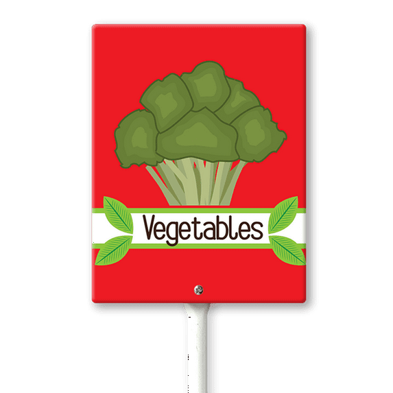 Eveokoki Vegetable Signs For Garden With Stake Chilli Spicy Yard Sign Vegetable Garden Label Stakes Plant Markers For Outdoor Plants Waterproof 8x12inch Nursery Garden Fruit Outdoor Sign