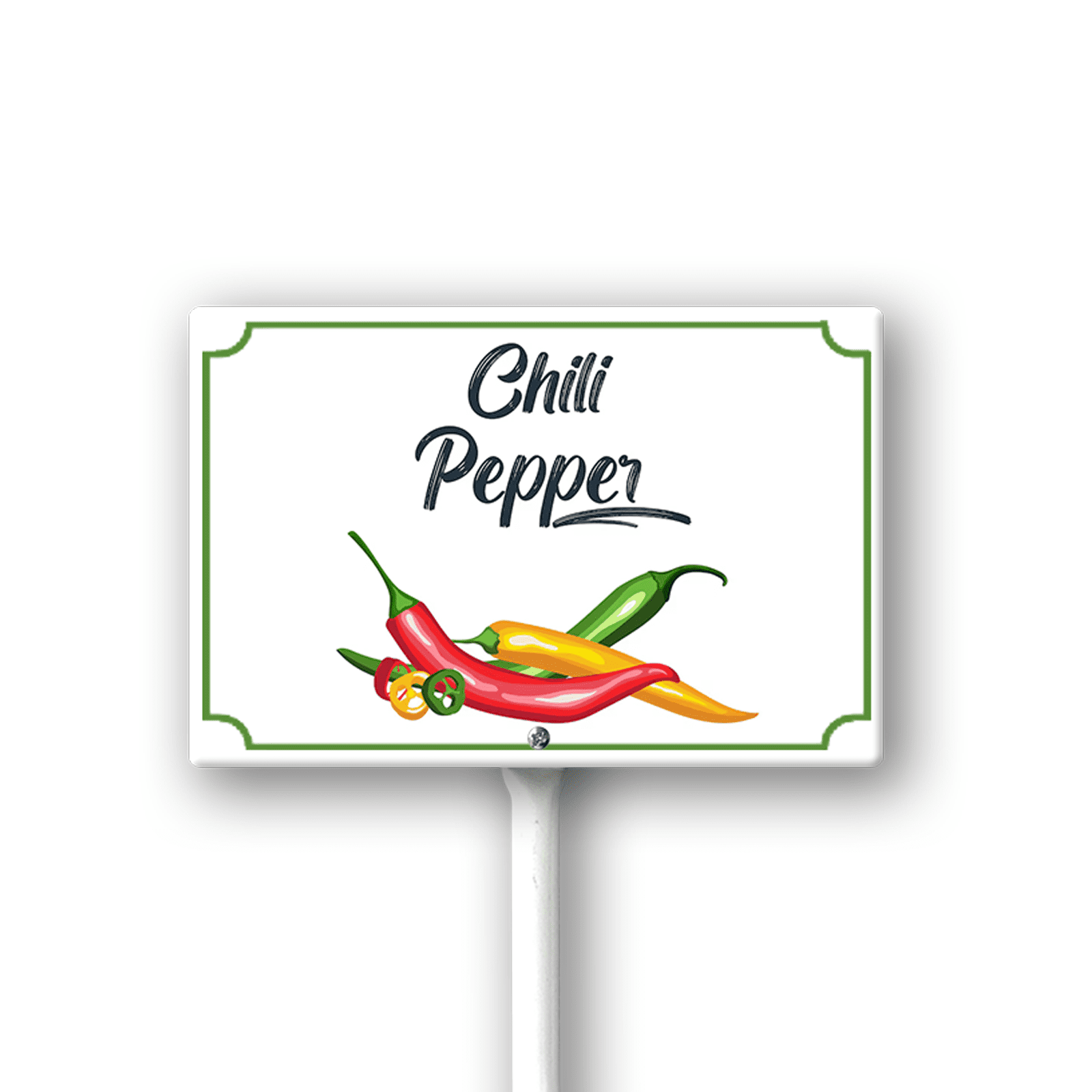 Eveokoki Vegetable Signs With Stake Hot Chili Peppe Garden Signs For ...