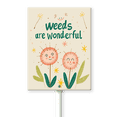 thumbnail image 1 of Eveokoki Weed Are Wonderful Sign With Stake Yard Sign 8x12inch Waterproof Lawn Yard Prop Decorations,Outdoor Aluminium Décor Garden Grass Wildflowers Stake Set, 1 of 6