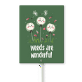 thumbnail image 1 of Eveokoki Weed Are Wonderful Sign With Stake Yard Sign 8x12inch Waterproof Lawn Yard Prop Decorations,Outdoor Aluminium Décor Garden Grass Wildflowers Stake Set, 1 of 6