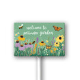 thumbnail image 1 of Eveokoki Welcome To Pollinator Garden Signs for Yard with Stake, Sturdy Aluminum Statement Plaque Sign Decoration for Yard Garden Lawn Outdoor,12x8 inch, 1 of 4