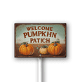 thumbnail image 1 of Eveokoki Welcome To Pumpkin Patch Decorations Yard Sign Decorative Garden Stakes Aluminum Outdoor Lawn Signs for Halloween Party Yard Lawn Garden Decorations, 1 of 4