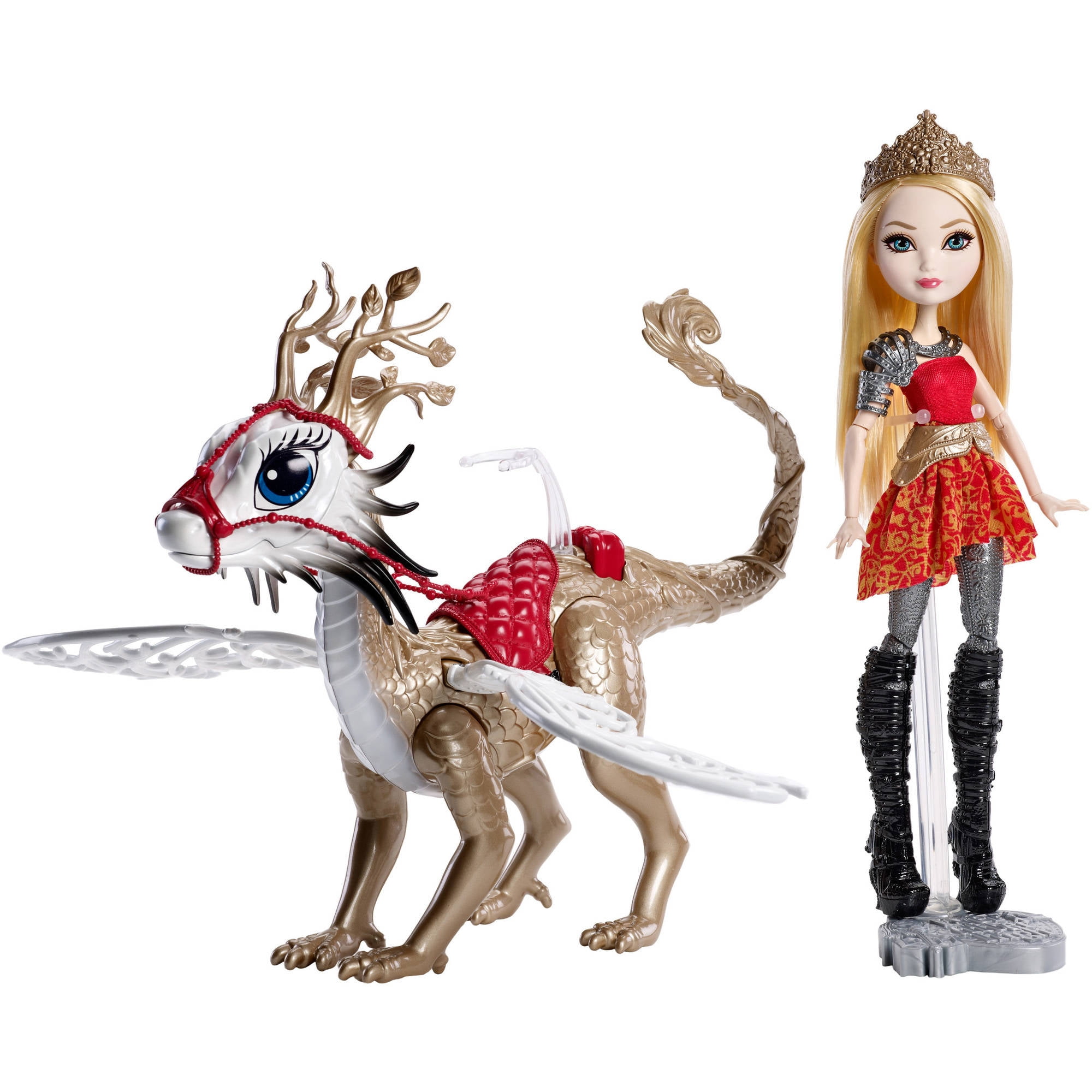  Mattel Ever After High School Spirit Apple White and Raven  Queen Doll (2-Pack) : Toys & Games