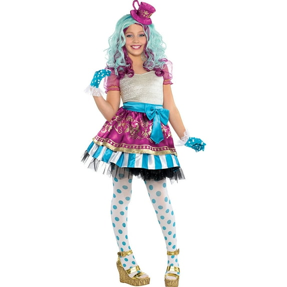 Ever After High Madeline Hatter Halloween Costume Supreme for Girls, Extra Large