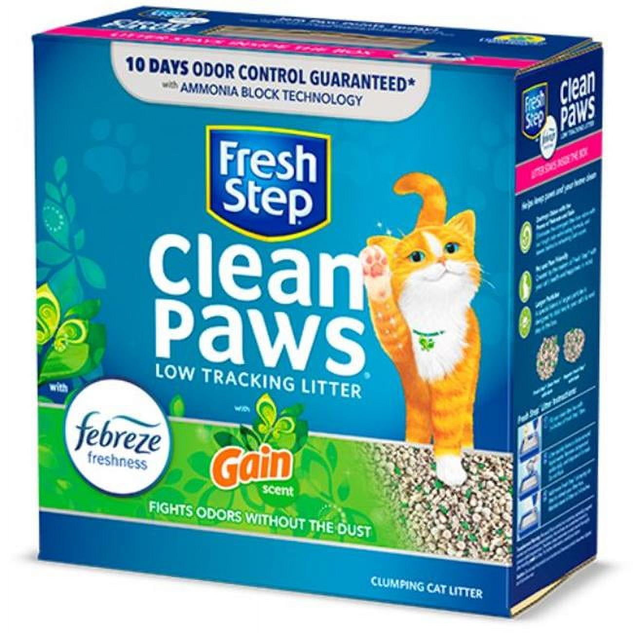 Ever Clean 22.5 lbs Fresh Step Clean Paws Scented Litter Walmart