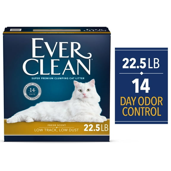 Ever Clean Super Premium Low Tracking, Low Dust, Clumping Cat Litter, Fresh Scent, 22.5 Pounds