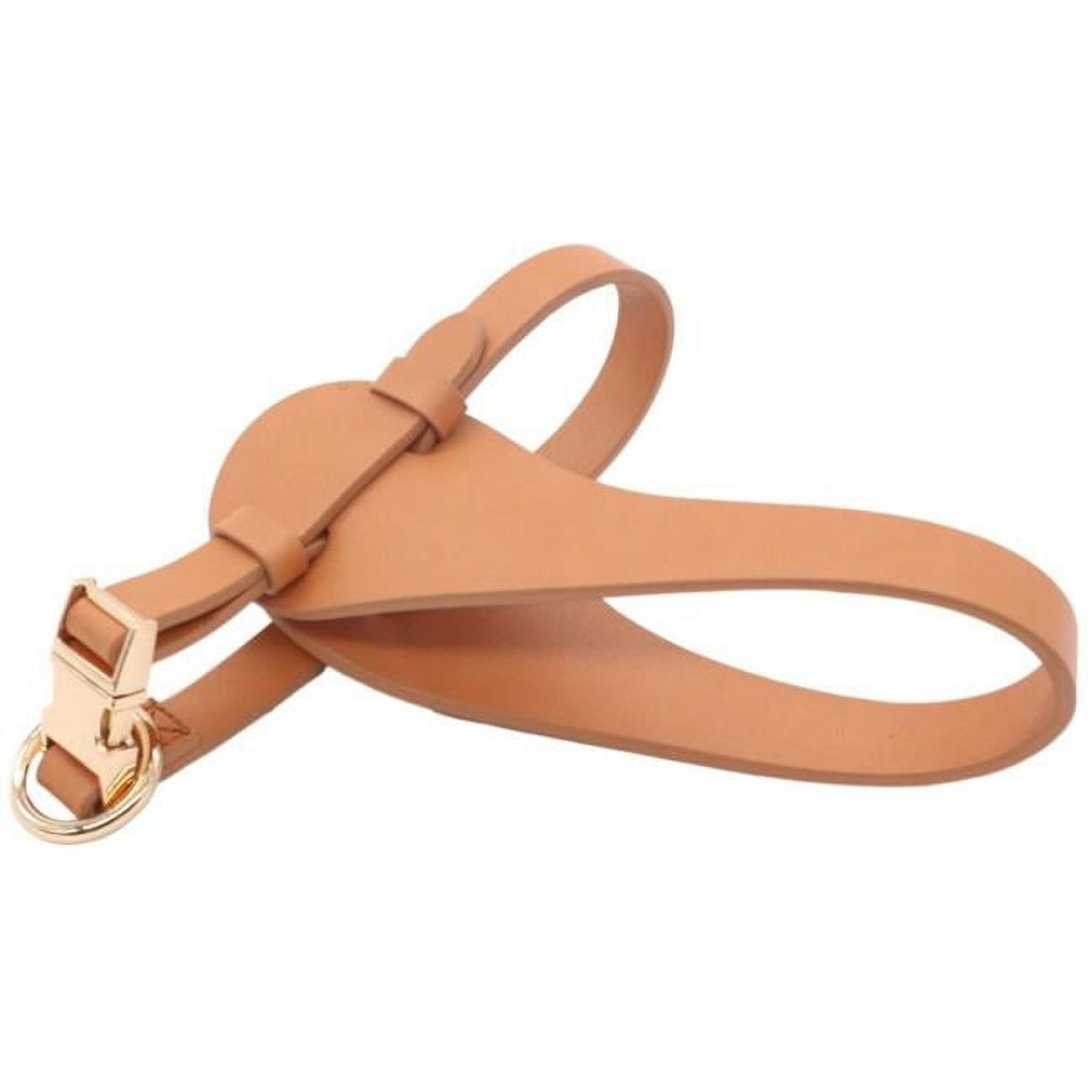 Ever-Craft Boutique Series Adjustable Designer Leather Dog Harness, Brown - Medium