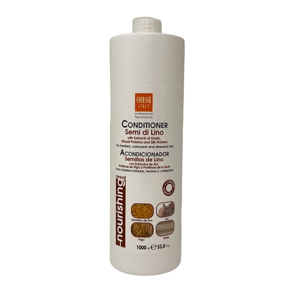 Ever Ego Semi Di Lino Conditioner With Extracts of Garlic and Wheat Proteins 33.8 Oz