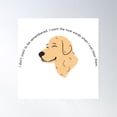 thumbnail image 1 of Ever Lasting Companionship Between Dogs And Humans Poster Wall Art, Modern Wall Decor, 24x24 UNFRAMED, 1 of 3