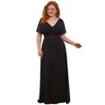 thumbnail image 1 of Ever-Pretty Women's Plus Size Chiffon A-Line Formal Maxi Dresses for Evening Party 98902 Black US4, 1 of 6