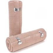 Ever Ready First Aid 6" Elastic Bandage Wrap with Clips - 10 Count per Pack
