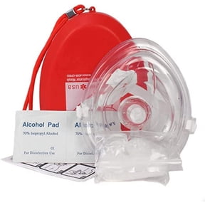 Ever Ready First Aid CPR Rescue Mask & Adult/Child Pocket Resuscitator First Aid Kit, 2 Pack