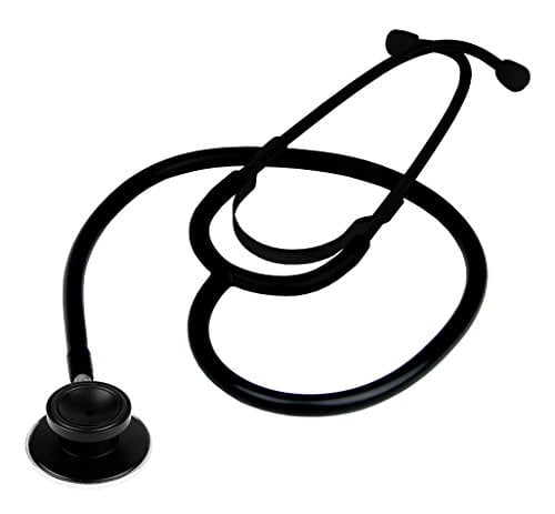 EVERREADY FIRST AID Ever Ready First Aid Dual Head Stethoscope, Stealth Black