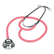 Ever Ready First Aid Dual Head Stethoscope for Medical Doctors, 27" Pink