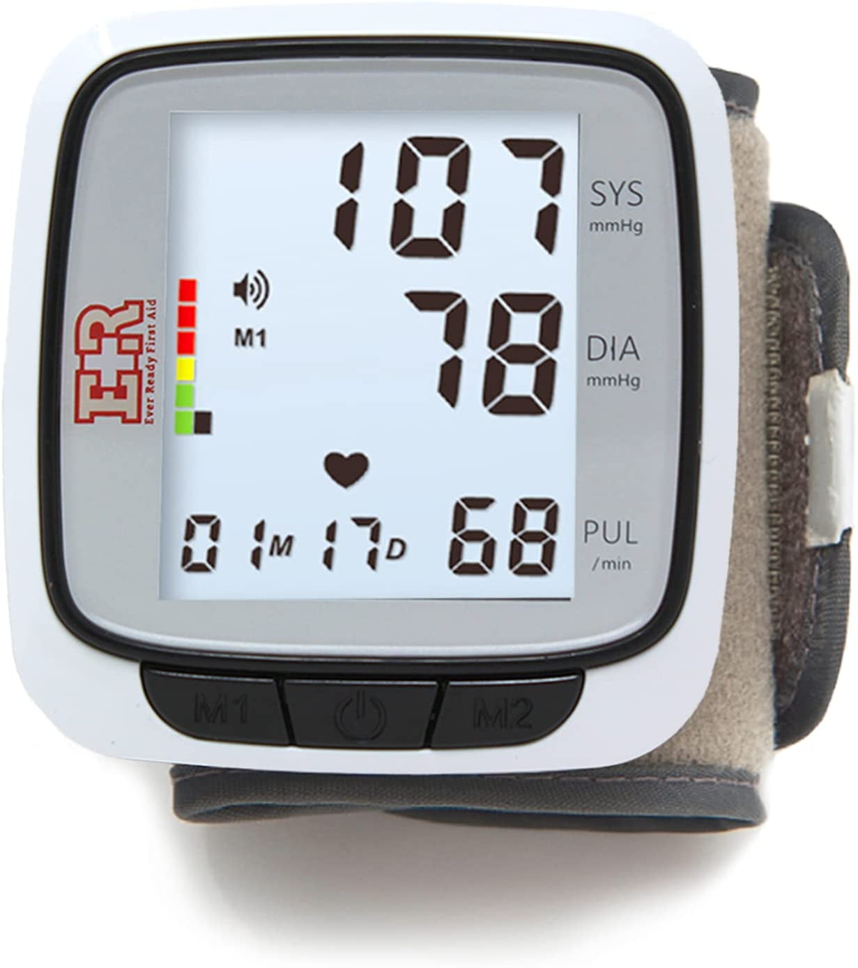 Watch with top bp monitor