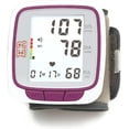 thumbnail image 1 of Ever Ready First Aid Fully Automatic Blood Pressure Wrist Cuff Watch Wearable Monitor - Purple - Batteries Included, 1 of 4