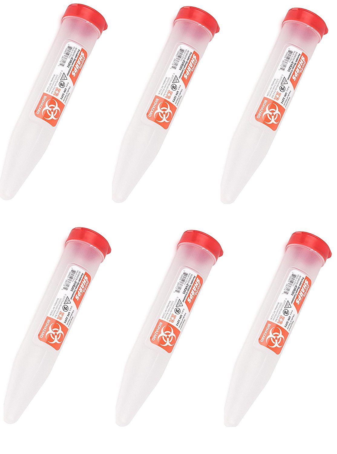 Medical Sales Supply Portable Sharps Container – 0.1 Liter, Locking Mechanism, Transportable
