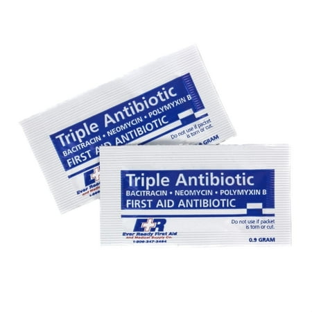 Ever Ready First Aid Ointment Packets for Minor Skin Care – 72 Count, 0.9g Each