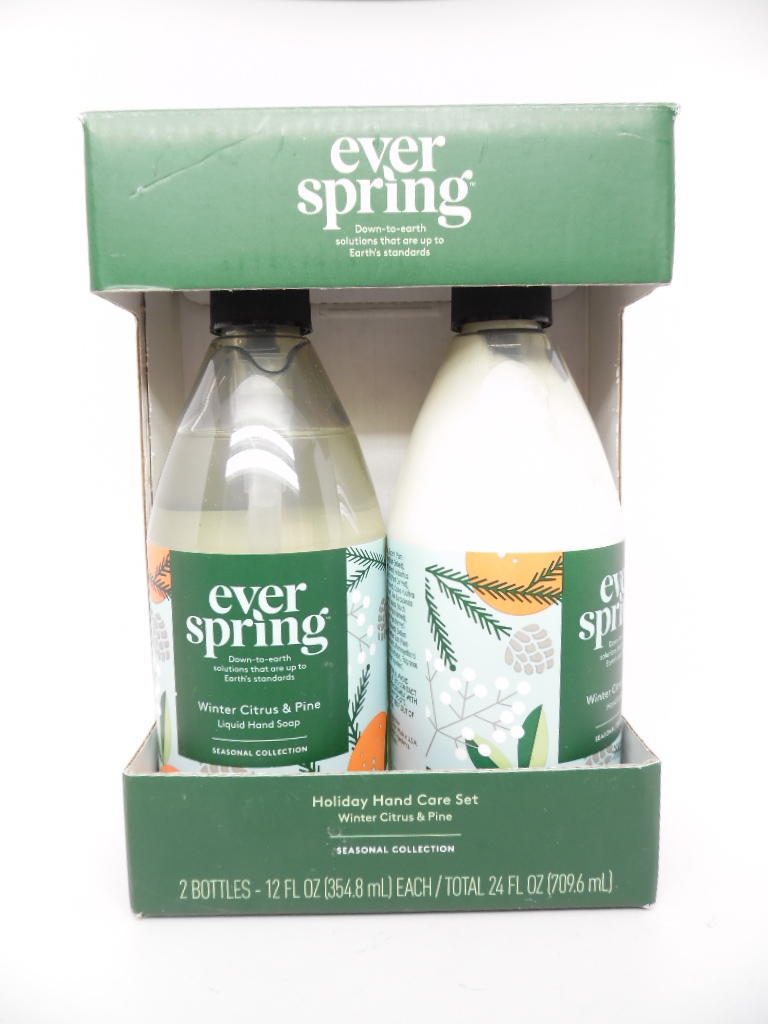 Ever Spring Holiday Hand Soap & Lotion Pack Citrus & Pine 24 fl. oz
