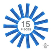 Ever Start 15-Piece Heat Shrink Splice Connectors, Blue, Model 5113