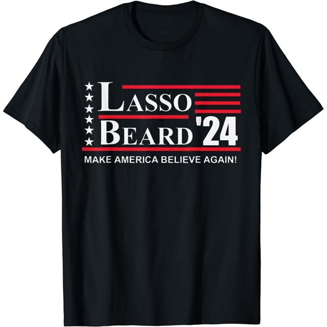 EverAura Lasso Beard 2024 Election Funny TShirt Christmas Gift Shirt