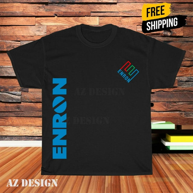 EverAura New Enron LOGO Men's T-Shirt funny Size S to 5XLChristmas Gift ...