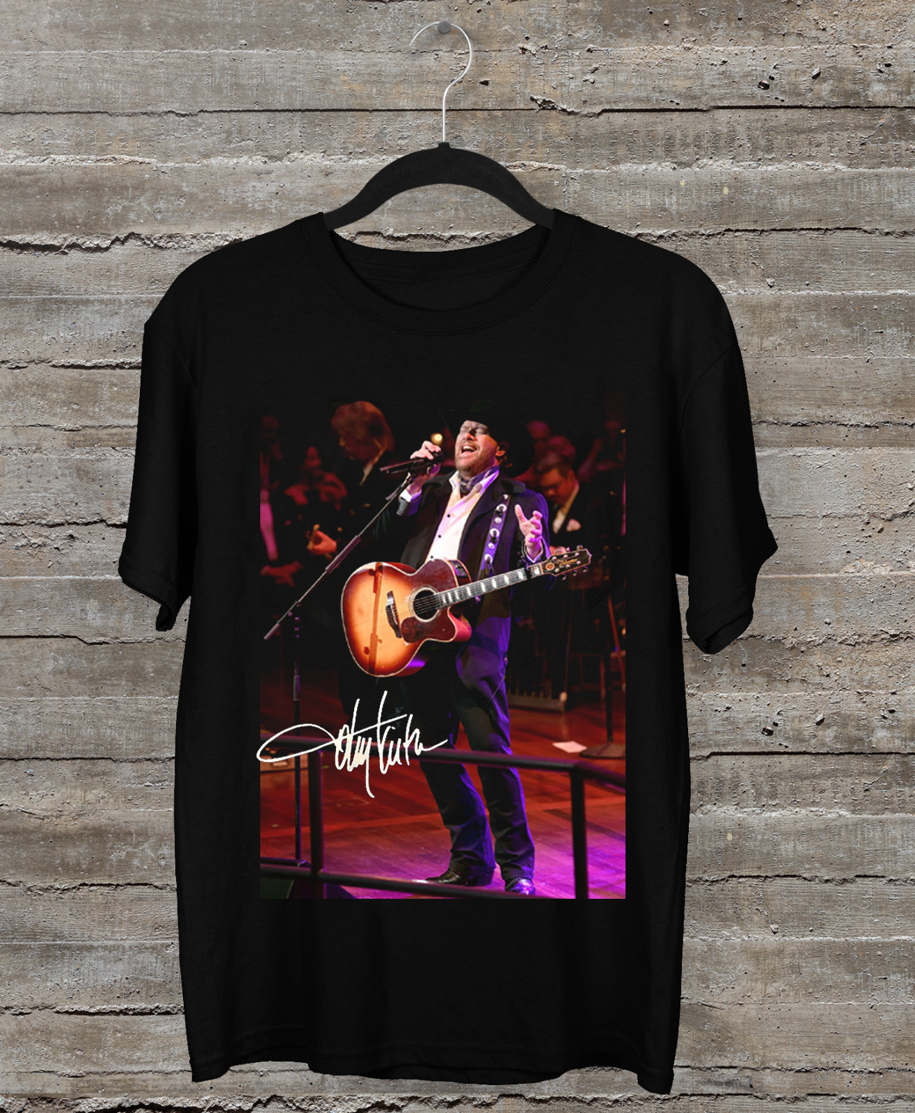 EverAura RIP Toby Keith 19612024 Signature Classic Black All Size