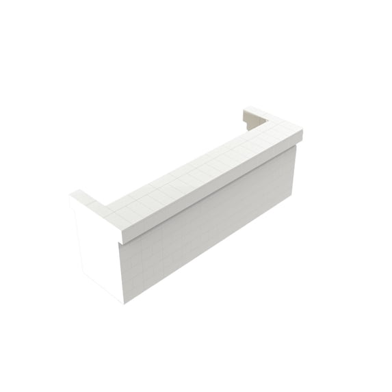 EverBlock 10’ Cantilever Bar & Counter Kit | For Home, Sales or Event Use | Giant Building Blocks | Easy to Connect & Reuse | Indoor & Outdoor Use | Build Displays & Structures | Light Gray