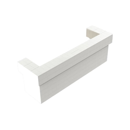 EverBlock 10’ Full 2 Layer Cantilever Bar & Counter Kit | For Home, Sales or Event Use | Giant Building Blocks | Easy to Connect & Reuse | Indoor & Outdoor Use | Build Displays & Structures | Black
