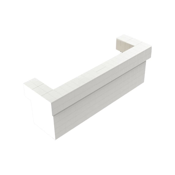 EverBlock 10’ Full 2 Layer Cantilever Bar & Counter Kit | For Home, Sales or Event Use | Giant Building Blocks | Easy to Connect & Reuse | Indoor & Outdoor Use | Build Displays & Structures | Black