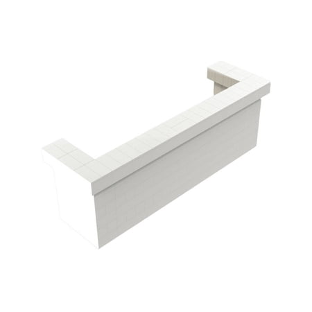 EverBlock 10’ Full Cantilever Bar & Counter Kit | For Home, Sales or Event Use | Giant Building Blocks | Easy to Connect & Reuse | Indoor & Outdoor Use | Build Displays & Structures | Light Gray