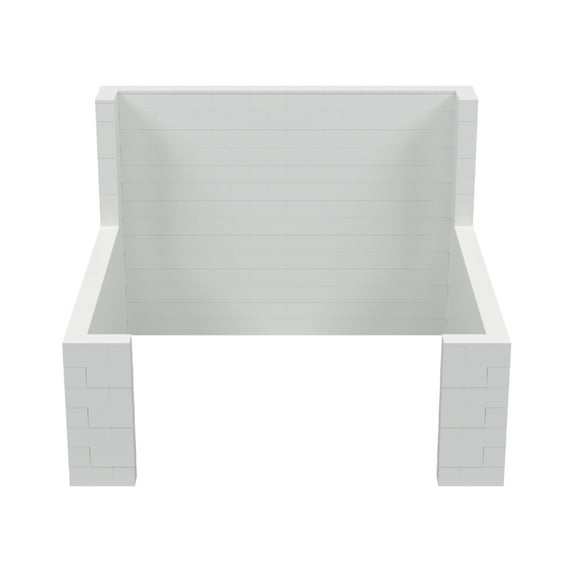 EverBlock 10’ x 10’ x 7’ Trade Show Booth Kit | Modular Building Blocks | Wall System Display | Room Divider & Partition | Easy to Connect & Reuse | Indoor & Outdoor Use