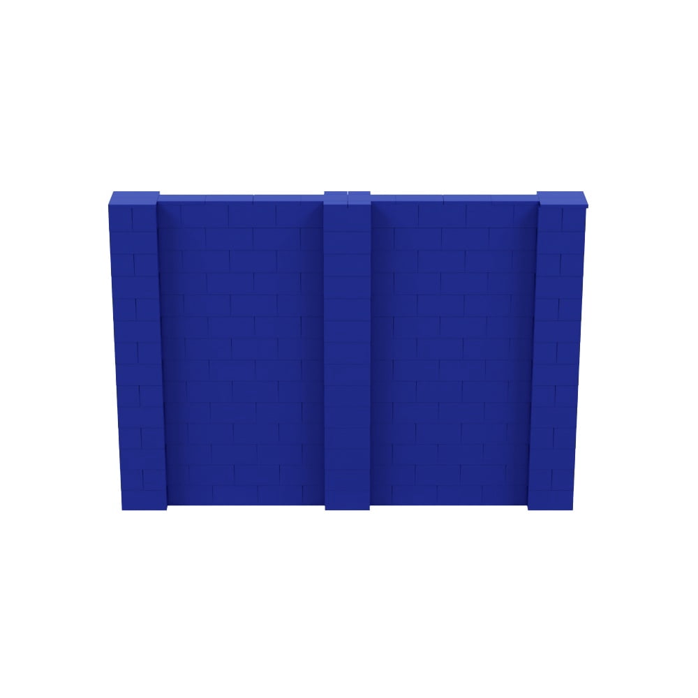 EverBlock 10’ x 7’ Wall Kit | Modular Building Blocks | Wall System for Building, Display & Structures | Room Divider & Partition | Easy to Connect & Reuse | Indoor & Outdoor Use