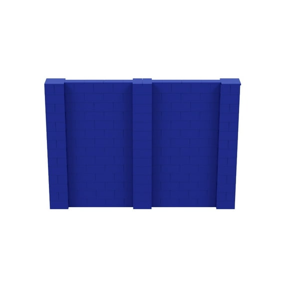 EverBlock 10’ x 7’ Wall Kit | Modular Building Blocks | Wall System for Building, Display & Structures | Room Divider & Partition | Easy to Connect & Reuse | Indoor & Outdoor Use