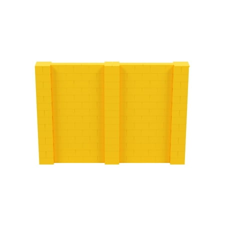 EverBlock 10’ x 7’ Wall Kit | Modular Building Blocks | Wall System for Building, Display & Structures | Room Divider & Partition | Easy to Connect & Reuse | Indoor & Outdoor Use