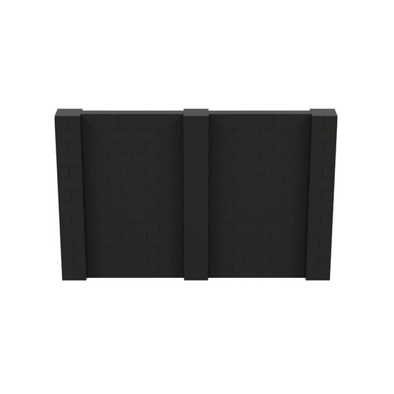 EverBlock 11’ x 7’ Wall Kit | Modular Building Blocks | Wall System for Building, Display & Structures | Room Divider & Partition | Easy to Connect & Reuse | Indoor & Outdoor Use