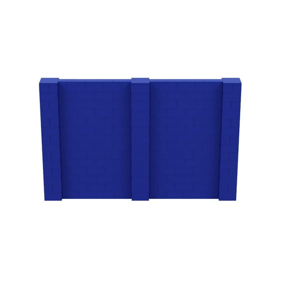 EverBlock 11’ x 7’ Wall Kit | Modular Building Blocks | Wall System for Building, Display & Structures | Room Divider & Partition | Easy to Connect & Reuse | Indoor & Outdoor Use