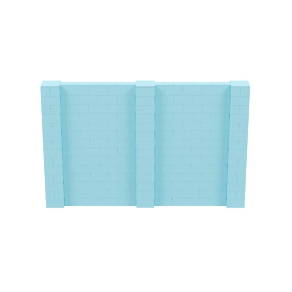 EverBlock 11’ x 7’ Wall Kit | Modular Building Blocks | Wall System for Building, Display & Structures | Room Divider & Partition | Easy to Connect & Reuse | Indoor & Outdoor Use