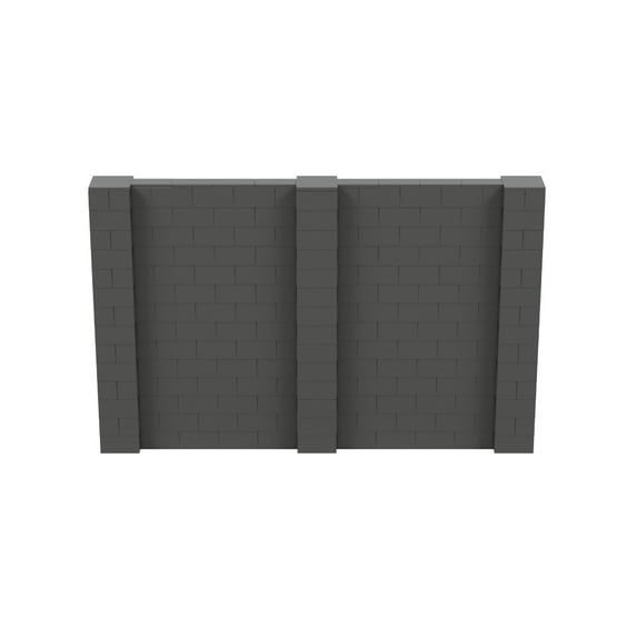 EverBlock 11’ x 7’ Wall Kit | Modular Building Blocks | Wall System for Building, Display & Structures | Room Divider & Partition | Easy to Connect & Reuse | Indoor & Outdoor Use