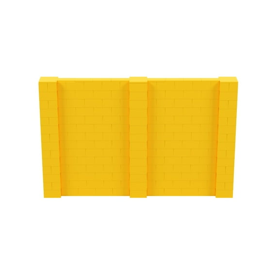 EverBlock 11’ x 7’ Wall Kit | Modular Building Blocks | Wall System for Building, Display & Structures | Room Divider & Partition | Easy to Connect & Reuse | Indoor & Outdoor Use