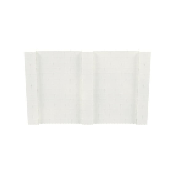 EverBlock 11’ x 7’ Wall Kit | Modular Building Blocks | Wall System for Building, Display & Structures | Room Divider & Partition | Easy to Connect & Reuse | Indoor & Outdoor Use