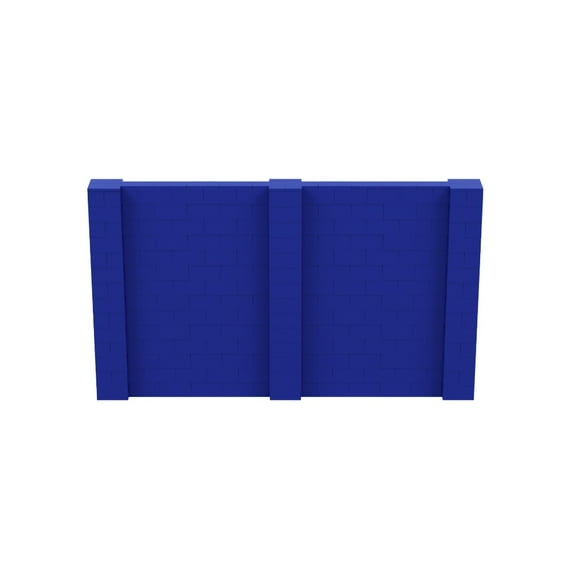 EverBlock 12’ x 7’ Wall Kit | Modular Building Blocks | Wall System for Building, Display & Structures | Room Divider & Partition | Easy to Connect & Reuse | Indoor & Outdoor Use