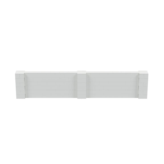 EverBlock 15 x 3 Pony Wall Kit | Modular Building Blocks | Wall System for Building, Display & Structures | Room Divider & Partition | Easy to Connect & Reuse | Indoor & Outdoor Use
