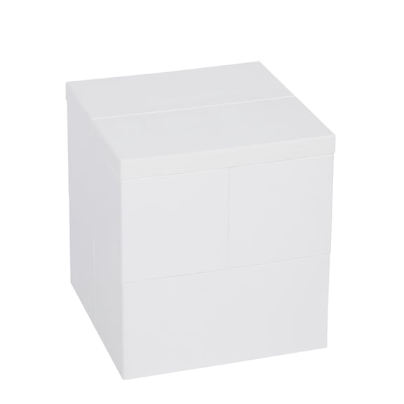 EverBlock 2 Layer Stool Kit | Modern Stool Chair | Giant Building Blocks | Easy to Connect & Reuse | Indoor & Outdoor Use | Build Displays & Structures | Dark Gray