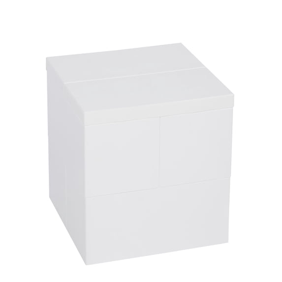 EverBlock 2 Layer Stool Kit | Modern Stool Chair | Giant Building Blocks | Easy to Connect & Reuse | Indoor & Outdoor Use | Build Displays & Structures | Yellow