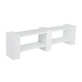 thumbnail image 1 of EverBlock 2 Level Double Shelving Kit, 72” W, Low Version | For Office or Playrooms | Giant Building Blocks | Easy to Connect & Reuse | Indoor & Outdoor Use | Build Displays & Structures | Dark Gray, 1 of 1