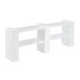 thumbnail image 1 of EverBlock 2 Level Double Shelving Kit, 72” W | For Office or Playrooms | Giant Building Blocks | Easy to Connect & Reuse | Indoor & Outdoor Use | Build Displays & Structures | Translucent, 1 of 1
