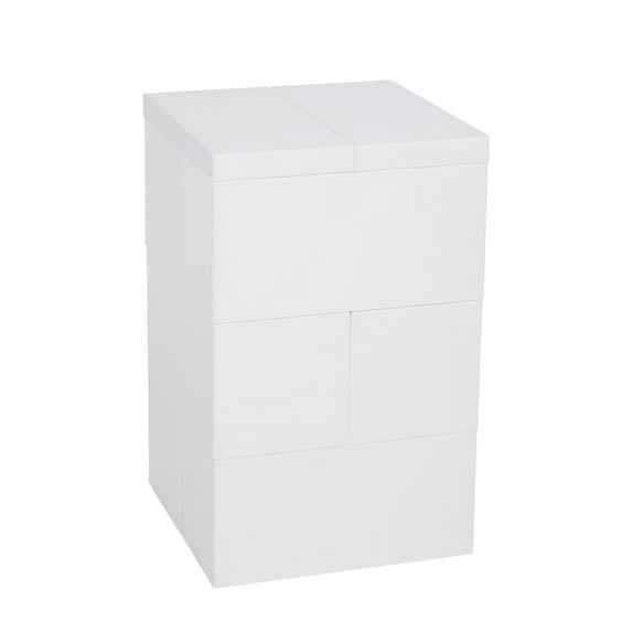 EverBlock 3 Layer Stool Kit | Modern Stool Chair | Giant Building Blocks | Easy to Connect & Reuse | Indoor & Outdoor Use | Build Displays & Structures | Blue