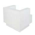 thumbnail image 1 of EverBlock 3’ Lounge Chair Cantilevered Kit | Modular Seating Bench | Giant Building Blocks | Easy to Connect & Reuse | Indoor & Outdoor Use | Build Displays & Structures | Blue, 1 of 1